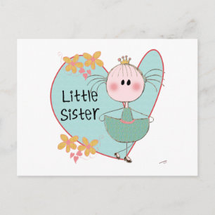 Heart Little Sister Vykort