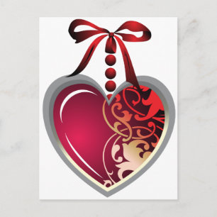 Heart Locket Vykort