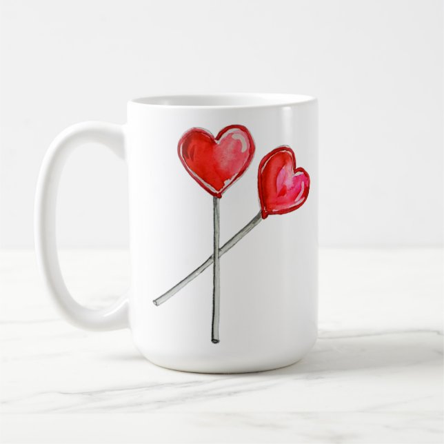 Heart Lollies Kaffemugg (Vänster)