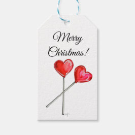 Heart Lollies Presentetikett