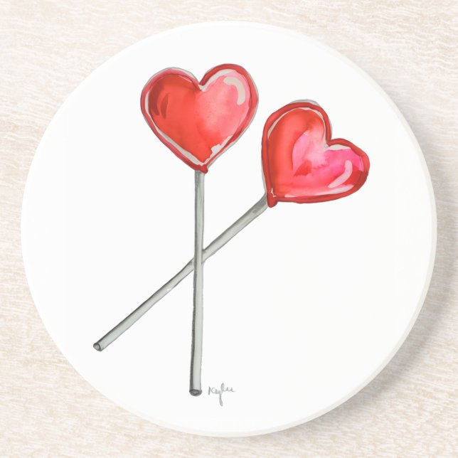 Heart Lollies Underlägg (Framsidan)