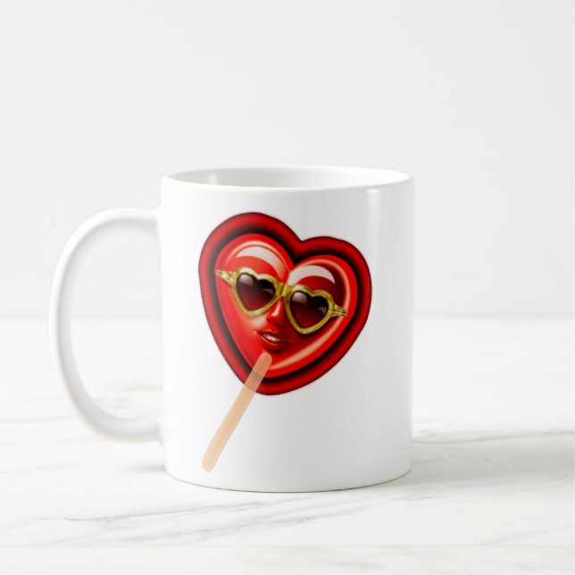 Heart Lolly Kaffemugg (Vänster)