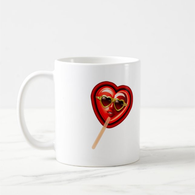 Heart Lolly Kaffemugg (Vänster)