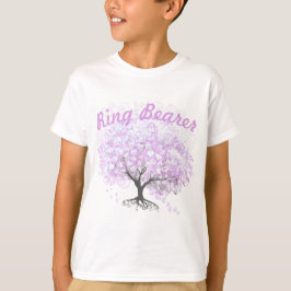 Heart Löv Lavender Träd Vintage Bird Bröllop Tröja
