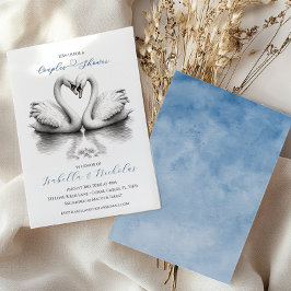 Heart Love birds Par Möhippa Inbjudningar