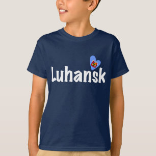 Heart Luhansk, Л у г а с ь, Ukraina, I Kärlek Luha T Shirt