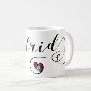 Heart Madrid Mugg, Spanien Kaffemugg