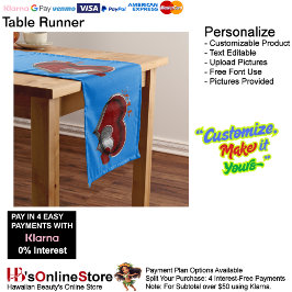 Heart Magic Blue Bord Springer Household Linen