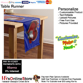 Heart Magic Blue Bord Springer Household Linen