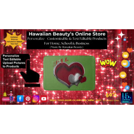 Heart Magic Love Bath Mat with a Green Background Badrumsmatta