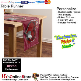 Heart Magic Maroon Bord Springer Household Linen