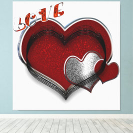 Heart Magic Wrapped Canvas