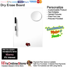 Heart MagWhite Dry Erase Board Spegel & Pen
