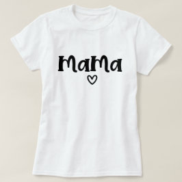 Heart Mamma Mors dag Mamma och Me T Shirt