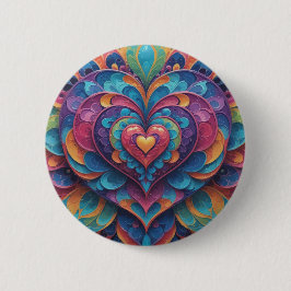 Heart Mandala Knapp