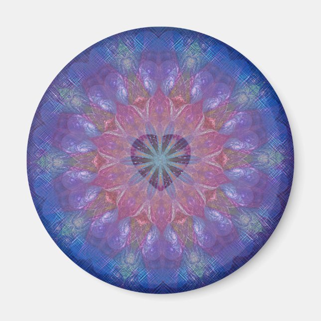 Heart Mandala Magnet (Framsidan)