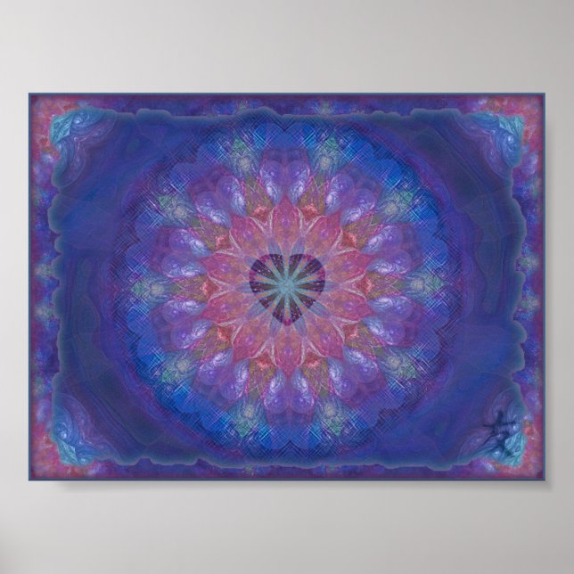 Heart Mandala Poster (Framsidan)