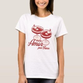 Heart Martini Valentine's day T Shirt