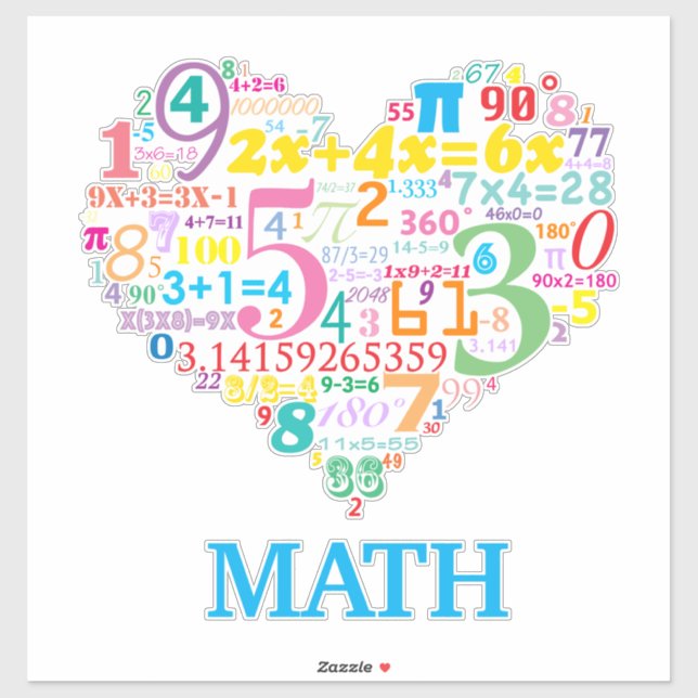 Heart Math Klistermärken (Ark)