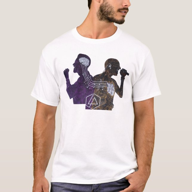Heart & Mind – Chester and Mike in Perfect Harmony T Shirt (Framsida)
