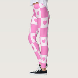 Heart Modern Rosa Kärlek Collection Leggings
