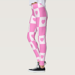Heart Modern Rosa Kärlek Collection Leggings