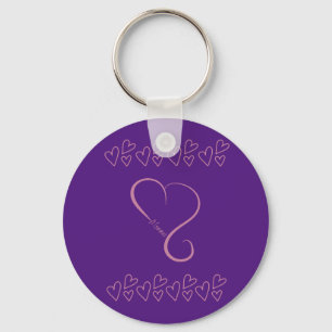 Heart Momma Keychain Nyckelring