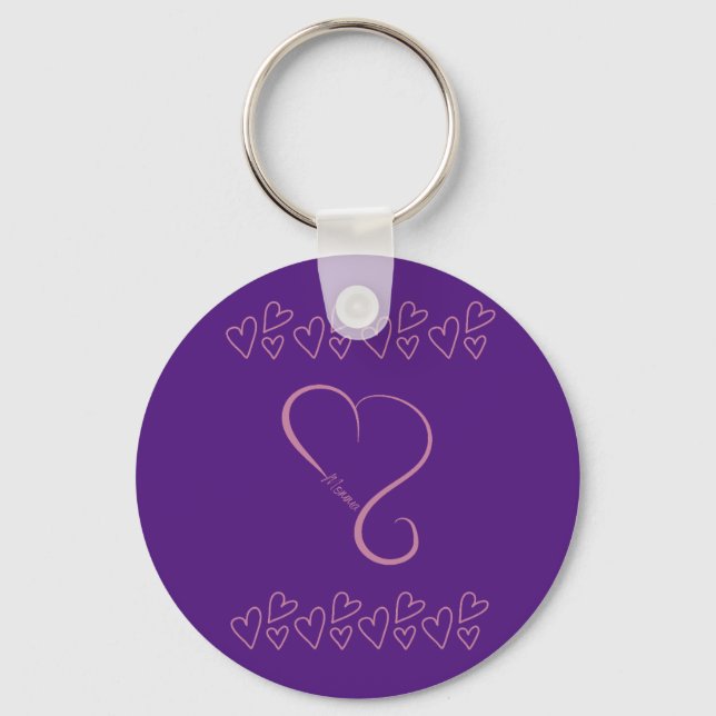 Heart Momma Keychain Nyckelring (Framsida)