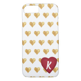 Heart Monogram iphone case