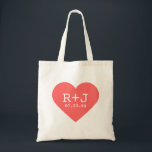 Heart Monogram Wedding Favor Tygkasse<br><div class="desc">Den grå,  gigantiska,  moderna hjärtformsformen med briden och groomens personlig monogram initialer och personligt bröllp. Perfekt till bröllopsförmån tote bags,  Alla hjärtans dag,  jubileumsgåva eller tillfälle! Klicka på knappen "Anpassa" om du vill lägga till en egen anpassningsbar och ändra typsnitt och färg om du vill ha en personlig.</div>