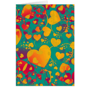 HEART MÖNSTER ART 9 HÄLSNINGSKORT