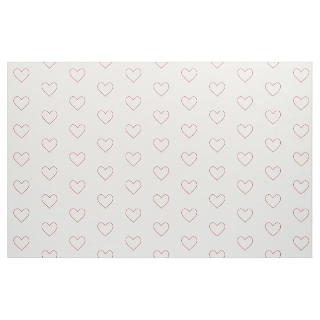 Heart Mönster Fabric Tyg (Fat Quarter)