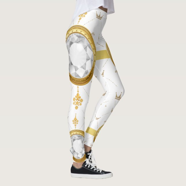 HEART MÖNSTER LEGGINGS (Höger)