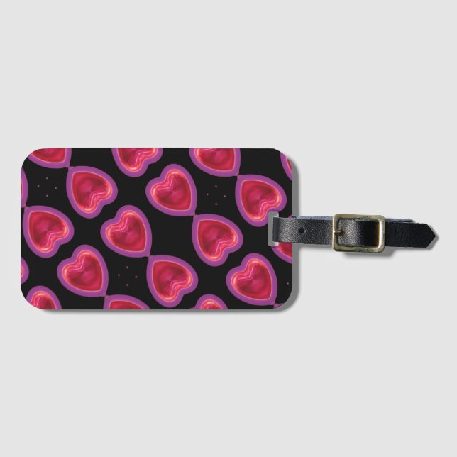 HEART MÖNSTER MUGG BAGAGEBRICKA (Framsida horisontal)