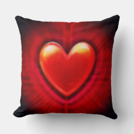 Heart mönster trendig Valentines Cushion Kudde