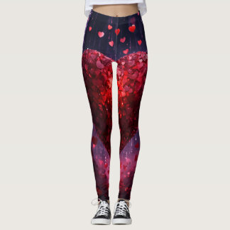 Heart Mönster Women's Leggings" Leggings