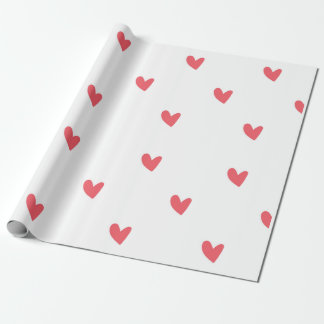 Heart Mönster Wrapping Papper Presentpapper