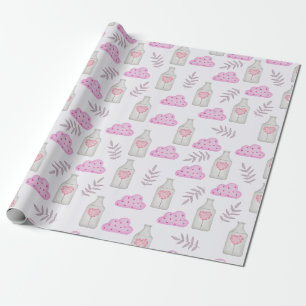 Heart Mönster Wrapping Papper Presentpapper