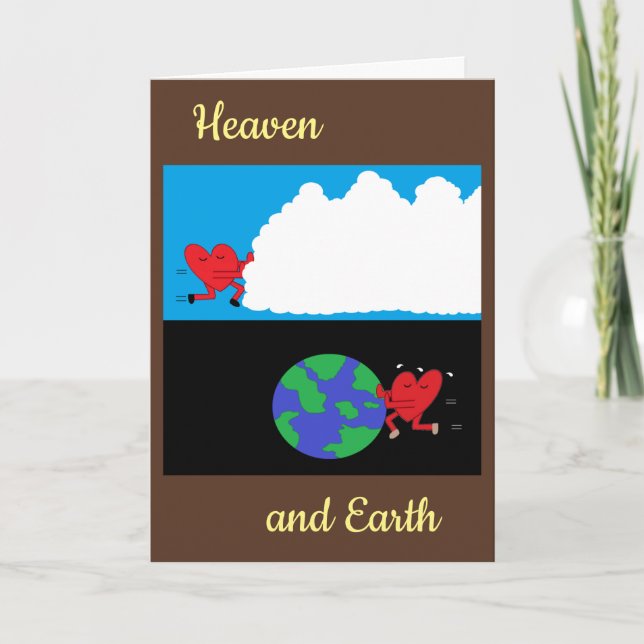 Heart Moves Heaven och Earth Kort (Framsida)