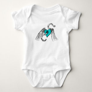 Heart Music Blue T Shirt