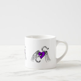 Heart Music Lila Espressomugg