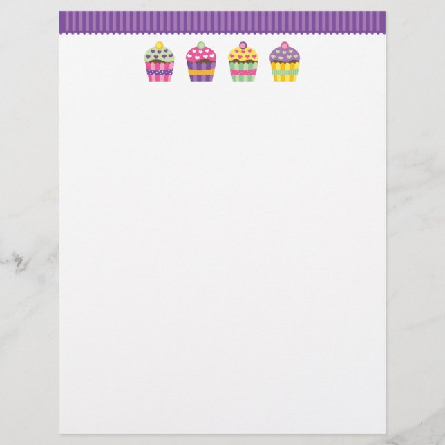 Heart 'N Mönster Cuptårta Letterhead (Framsida)