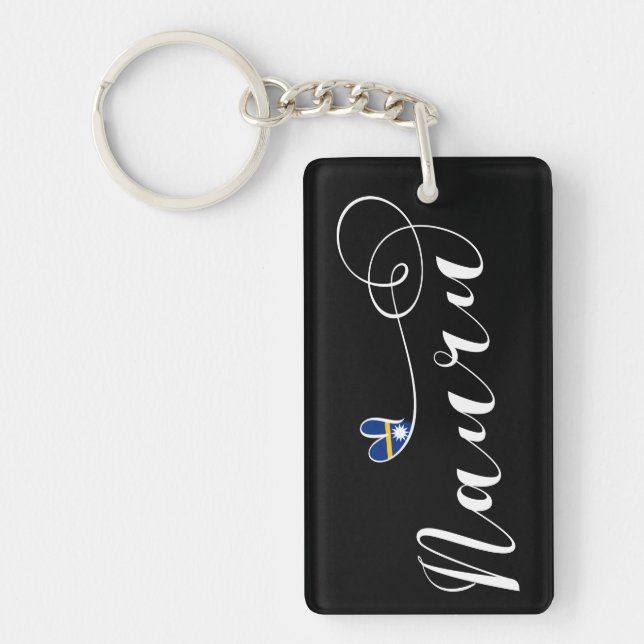 Heart Nauru Flagga, I Kärlek Nauru, Republiken Nau (Framsidan)