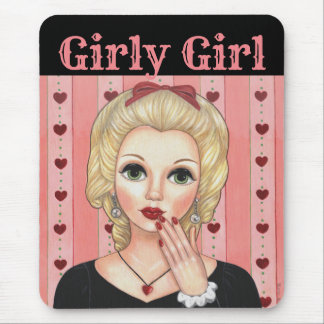 Heart Necklace Head Vas Girly Girl Blonde Rosa Musmatta