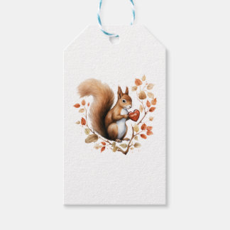 Heart Nöt Alla hjärtans dag Woodland Presentetikett