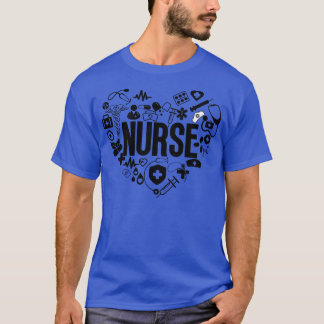 Heart Nurse Ord Cloud 1 T Shirt