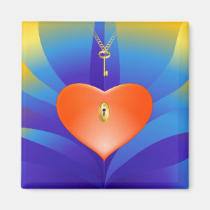 Heart & Nyckel Magnet