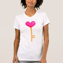 Heart Nyckel T-shirt