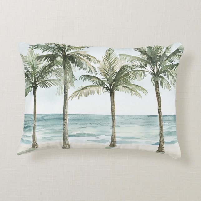 Heart Ocean Beach Prydnadskudde (Baksidan)