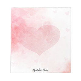 Heart och kärlek Valentine Anteckningsblock
